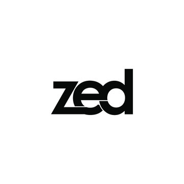 zed initial letter monogram logo design