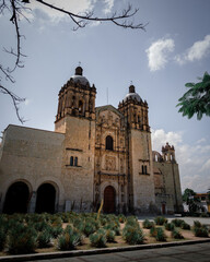 Fototapeta na wymiar Amazing church called Templo de Santo Domingo de Guzmán in Oaxaca