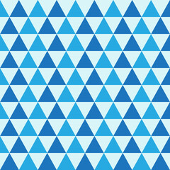 Fototapeta na wymiar abstract blue triangle seamless pattern background