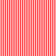 Vertical red and white stripes background. Seamless and repeating pattern. Editable template. Vector illustration.