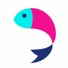Fish Logo Icon Symbol