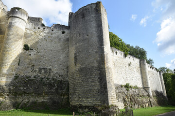Fortifications de Loches en Touraine, France