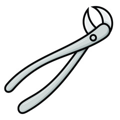 Dental equipment tools vector illustration simple. dentist things with white background
