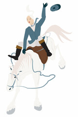 Bucking Horse and rider