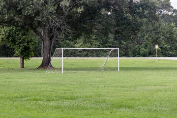 soccer goal at a park