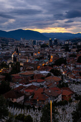 Sarajevo bei Nacht
