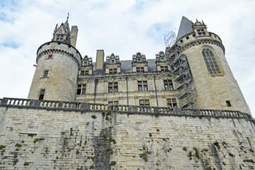 Fototapeta na wymiar Château de La Rochefoucauld, Charente, Nouvelle-Aquitaine, France. 