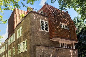 Berlage Lyceum in Amsterdam, Noord-Holland province, The Netherlands