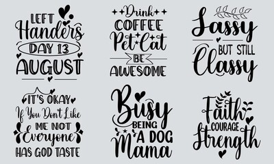 Girls T-shirt Design Bundle, T-shirt Design, Mom T-shirt Design, Bundle, Typography
