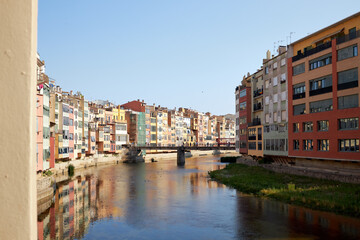 Fototapeta na wymiar Girona - pictorial city of Catalonia, Spain