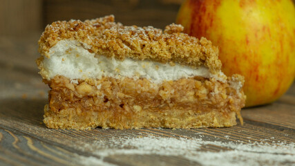 Apple cake without sugar - dietary tea