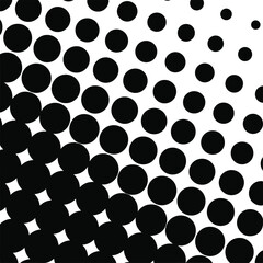 Black halftone background. Black polka dot. Halftone pattern. Modern Halftone Background, backdrop, texture, pattern. Vector illustration. Halftone Backdrop.