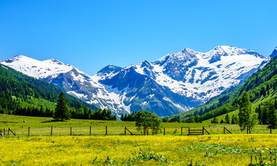 landscape at the Grossglockner mountain