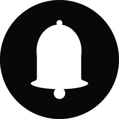 Notification icon. Vector bell icons in line art style