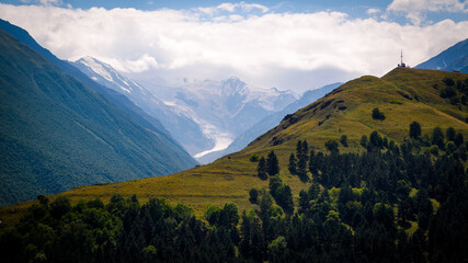 landscape in the mountains