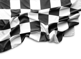 Checkered racing flag