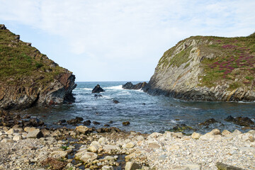 Monellos beach on the Asturian coast. Spain