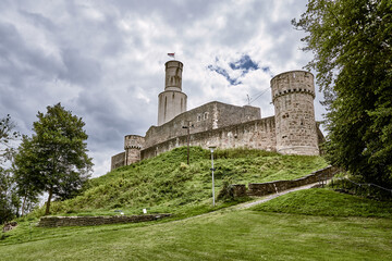 Fototapeta na wymiar The rock castle in Felsberg in the north Hessian Schwalm-Eder district.