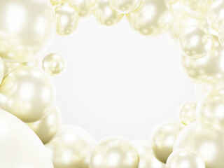 Golden ball. Blue background. 3d abstract background. 3d rendering.