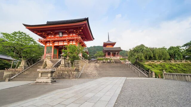 KYOTO, JAPAN: Kiozumi Dera Temple timelapse