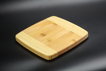 Wooden board for kitchen isolated