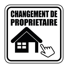 Logo changement de propriétaire.