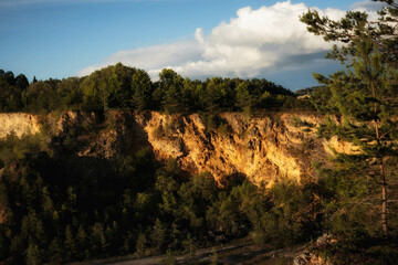 wolkig dramatischer Sommer in Deutschland