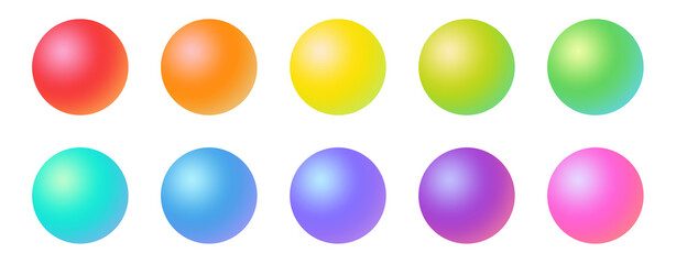 sphere contrast rendering color set