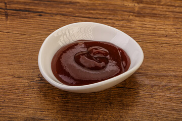 Traditional Barbicue sauce in the bowl