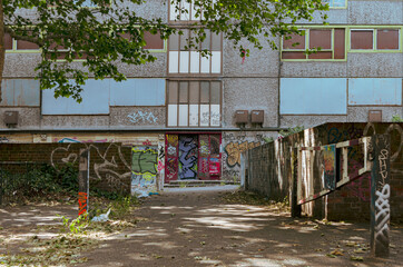 The Heygate Estate.
The Heygate Estate was a large housing estate in Walworth, Southwark, South London
