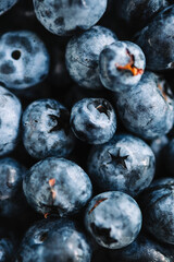 Fresh blueberry close-up. Food background
