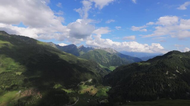 Famous Timmelsjoch High Alpine Road in the Austrian Alps also called Passo Rombo - travel photography