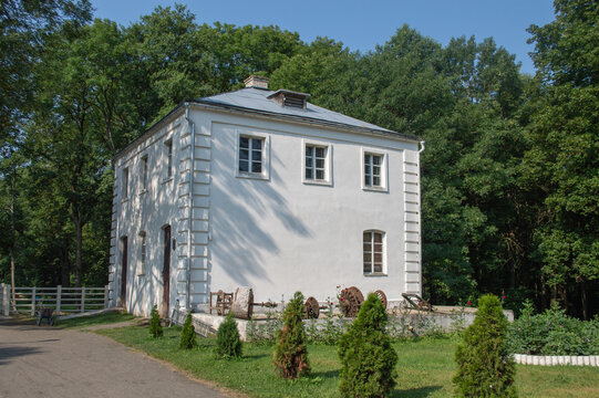Water mill in the estate complex in Zalesye