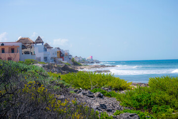 Fototapeta premium view of the coast of the region sea