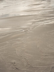 Small sandy river surface texture