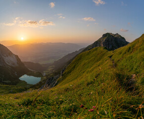 Allg&auml;u Gaisalpsee Sonnenuntergang