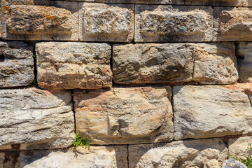 Background of the stone wall