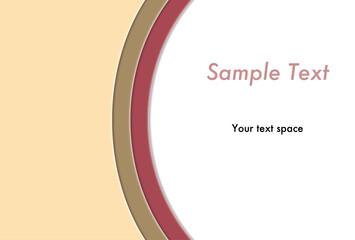 Obraz premium フレーム素材 カラフルな曲線の模様