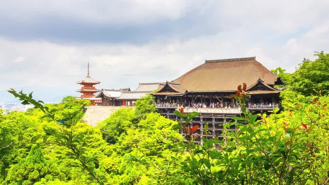 KYOTO, JAPAN: Kiozumi Dera Temple timelapse