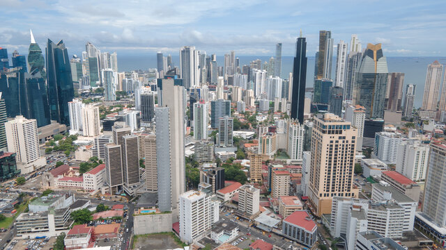 PANAMA, CIUDAD DE PANAMA. VISTAS PANORAMICAS DE PANAMA. PANAMA DESDE LAS ALTURAS