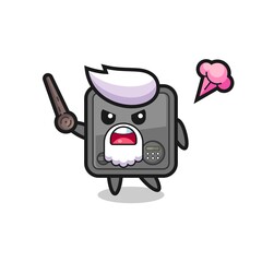 cute safe box grandpa is getting angry