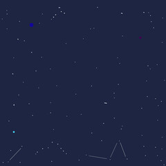 Obraz na płótnie Canvas Cosmic background with stars vector illustration