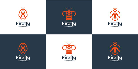 Firefly modern logo bundle