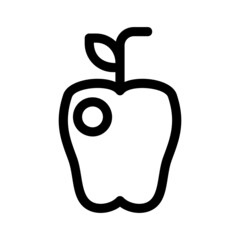 apple icon or logo isolated sign symbol vector illustration - high quality black style vector icons
