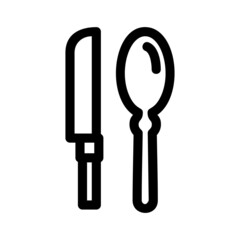 eat icon or logo isolated sign symbol vector illustration - high quality black style vector icons
