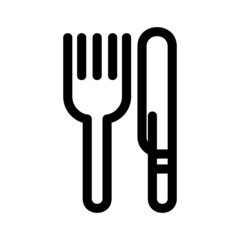 eat icon or logo isolated sign symbol vector illustration - high quality black style vector icons
