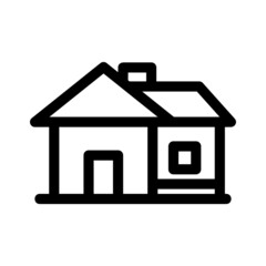 house icon or logo isolated sign symbol vector illustration - high quality black style vector icons
