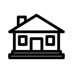 house icon or logo isolated sign symbol vector illustration - high quality black style vector icons
