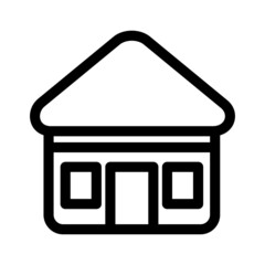 house icon or logo isolated sign symbol vector illustration - high quality black style vector icons
