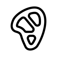 meat icon or logo isolated sign symbol vector illustration - high quality black style vector icons
